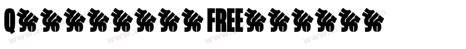 Quicksets FREE字体转换
